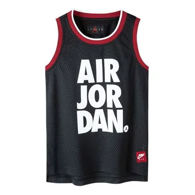 Air Jordan (ps)  Mesh Jersey 'black Red White'