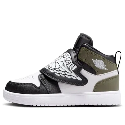 Air Jordan (ps)  Sky Jordan 1 'black White Medium Olive'