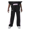 Air Jordan (ps)  Soft Touch Mixed Fleece Trousers 'black Pink' In Multi