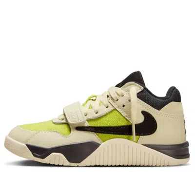 Air Jordan (ps)  X Travis Scott Jumpman Jack Tr 'bright Cactus' In Multi