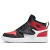 Air Jordan (ps) Sky  1 'bred Toe' In Black