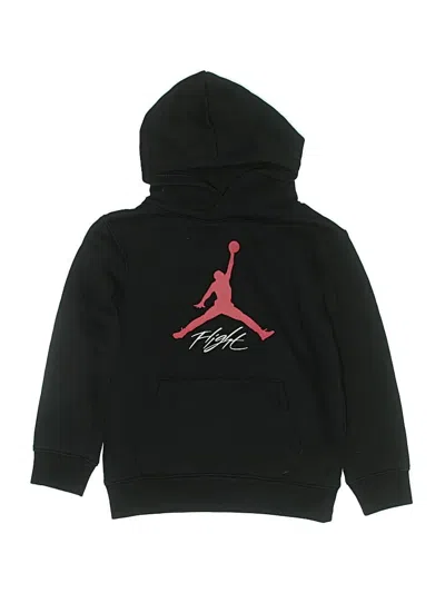 Pre-owned Air Jordan Kids' Pullover Hoodie In Black
