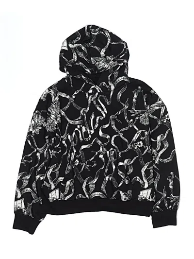 Pre-owned Air Jordan Kids' Pullover Hoodie In Black