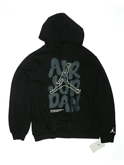 Air Jordan Kids' Pullover Hoodie In Black
