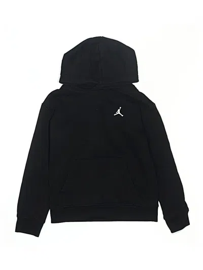 Pre-owned Air Jordan Kids' Pullover Hoodie In Black