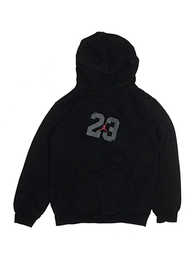 Pre-owned Air Jordan Kids' Pullover Hoodie In Black