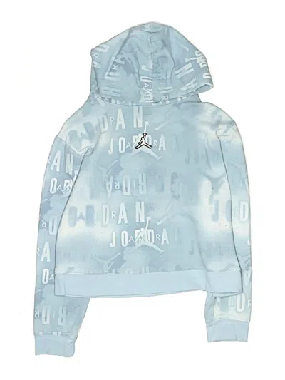 Pre-owned Air Jordan Kids' Pullover Hoodie In Blue