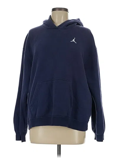 Pre-owned Air Jordan Pullover Hoodie In Blue