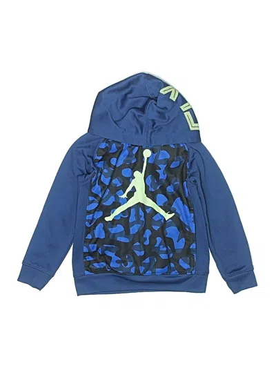 Pre-owned Air Jordan Kids' Pullover Hoodie In Blue
