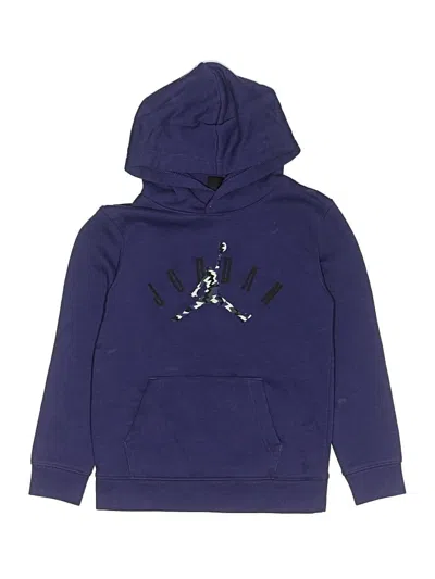 Pre-owned Air Jordan Kids' Pullover Hoodie In Blue