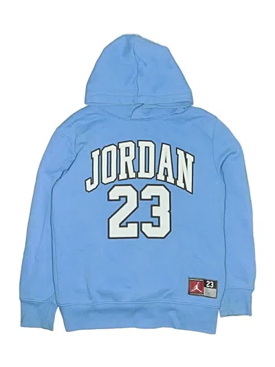 Pre-owned Air Jordan Kids' Pullover Hoodie In Blue