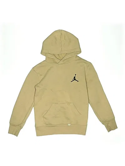 Pre-owned Air Jordan Kids' Pullover Hoodie In Brown