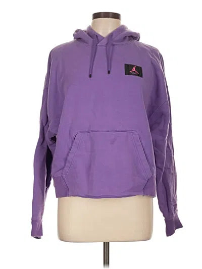 Pre-owned Air Jordan Pullover Hoodie In Purple