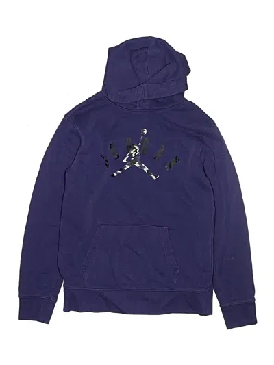 Pre-owned Air Jordan Kids' Pullover Hoodie In Purple
