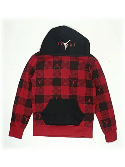 Pre-owned Air Jordan Kids' Pullover Hoodie In Red
