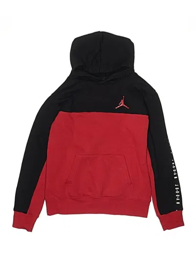 Pre-owned Air Jordan Kids' Pullover Hoodie In Red