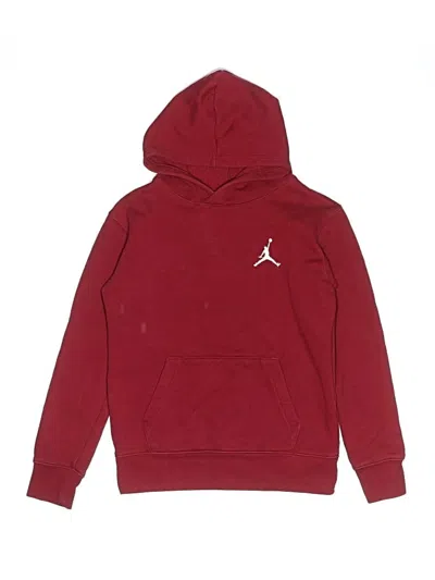 Pre-owned Air Jordan Kids' Pullover Hoodie In Red