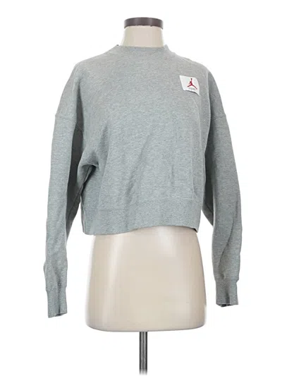 Pre-owned Air Jordan Pullover Sweater In Gray