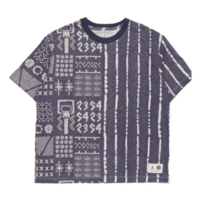 Air Jordan Quai 54 Graphic T-shirt 'neutral Indigo' In Purple