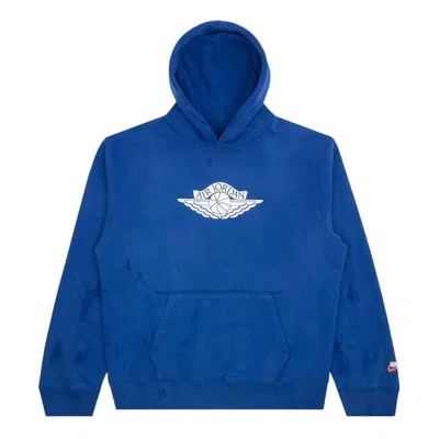 Air Jordan Rare Air Fleece Pullover Hoodie 'deep Royal' In Blue