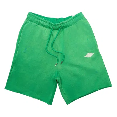 Pre-owned Air Jordan Rare Air French Terry Shorts 'stadium Green/sail' | Men's Size M