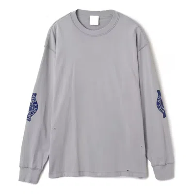 Air Jordan Rare Air Long Sleeve T-shirt 'light Smoke Grey' In Purple