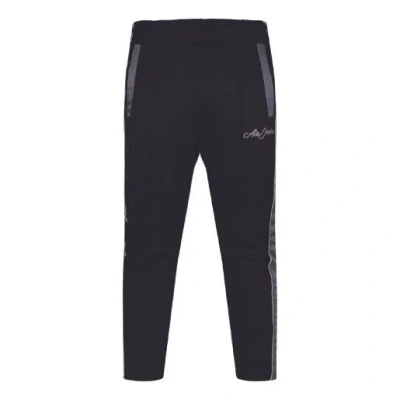 Air Jordan Remastered Side Splicing Sports Pants Black In Blue