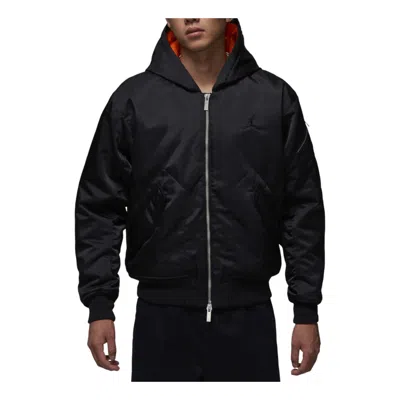 Air Jordan Renegade Flight Therma-fit Hooded Jacket 'black Starfish'