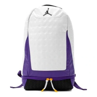 Air Jordan Retro 13 Backpack 'white Purple'