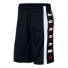Air Jordan Rise Contrasting Colors Alphabet Printing Sports Shorts Black