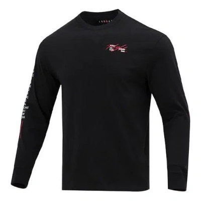 Air Jordan Round Neck Pullover Long Sleeves T-shirt Men's Black