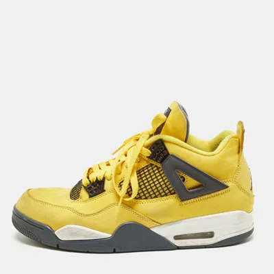 Air Jordan S 4 Retro In Yellow