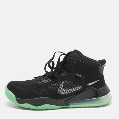 Air Jordan S Mars 270 Green Glow High Top Sneakers In Black