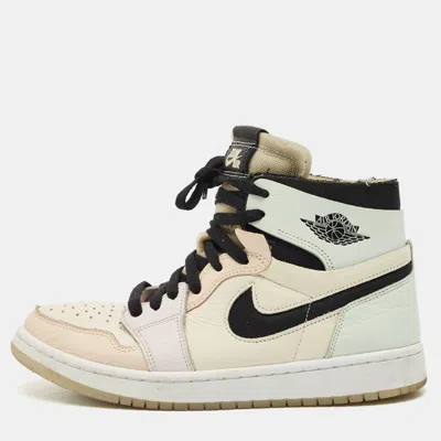 Air Jordan S Multicolor Leather Jordan 1 High Zoom Air Cmft Easter Sneakers