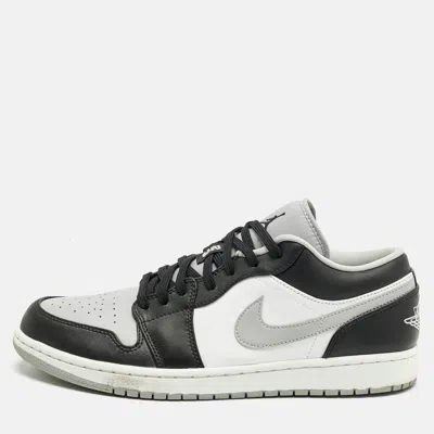 Air Jordan S Multicolor Leather Jordan 1 Low Shadow Sneakers In Black