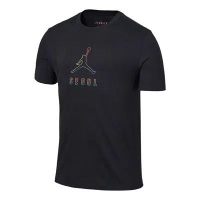 Air Jordan Seoul Map T-shirt 'black'