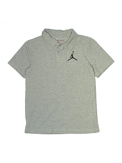 Pre-owned Air Jordan Kids' Short Sleeve Top Gray Tops