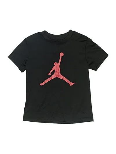 Pre-owned Air Jordan Kids' Short Sleeve T-shirt In Black