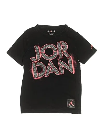 Pre-owned Air Jordan Kids' Short Sleeve T-shirt In Black