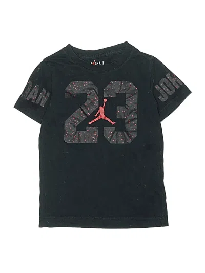 Pre-owned Air Jordan Kids' Short Sleeve T-shirt In Black