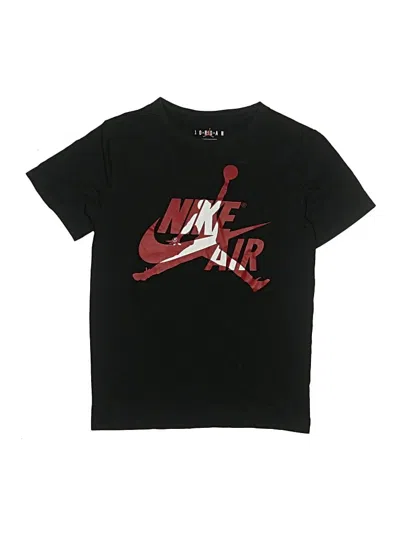 Pre-owned Air Jordan Kids' Short Sleeve T-shirt In Black