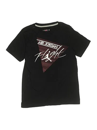 Pre-owned Air Jordan Kids' Short Sleeve T-shirt In Black