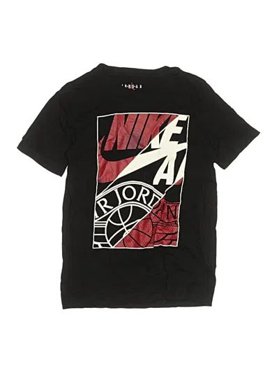 Pre-owned Air Jordan Kids' Short Sleeve T-shirt In Black