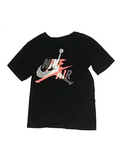 Pre-owned Air Jordan Kids' Short Sleeve T-shirt In Black
