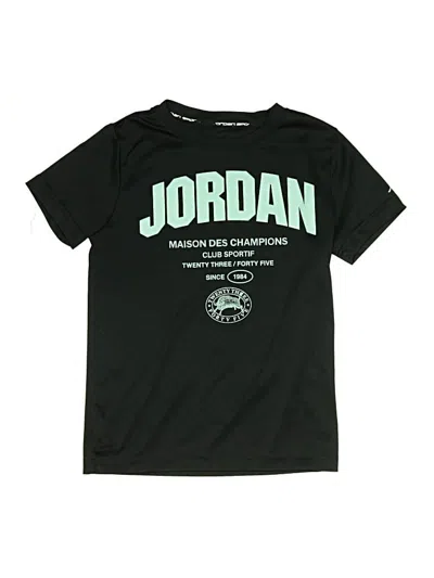 Pre-owned Air Jordan Kids' Short Sleeve T-shirt In Black
