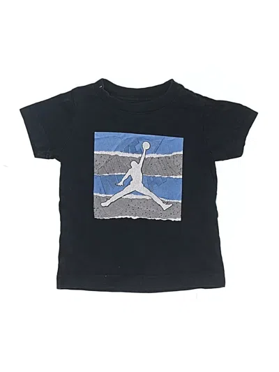 Pre-owned Air Jordan Kids' Short Sleeve T-shirt In Black