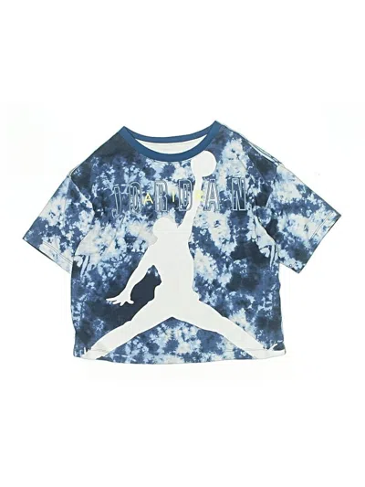 Pre-owned Air Jordan Kids' Short Sleeve T-shirt In Blue