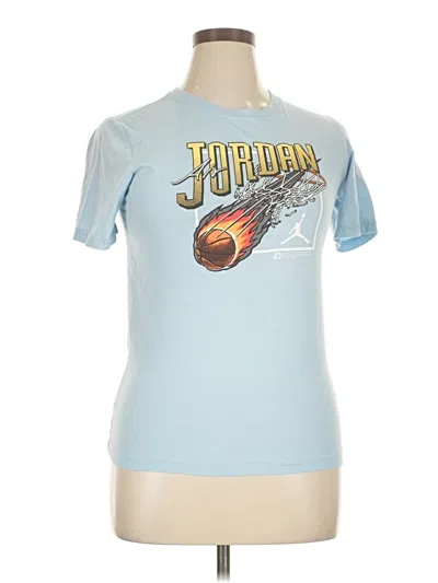 Pre-owned Air Jordan Short Sleeve T-shirt In Blue
