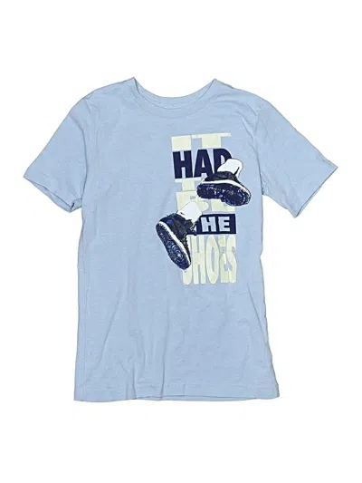 Pre-owned Air Jordan Kids' Short Sleeve T-shirt In Blue