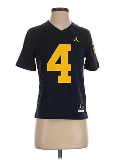 Pre-owned Air Jordan Short Sleeve T-shirt In Blue